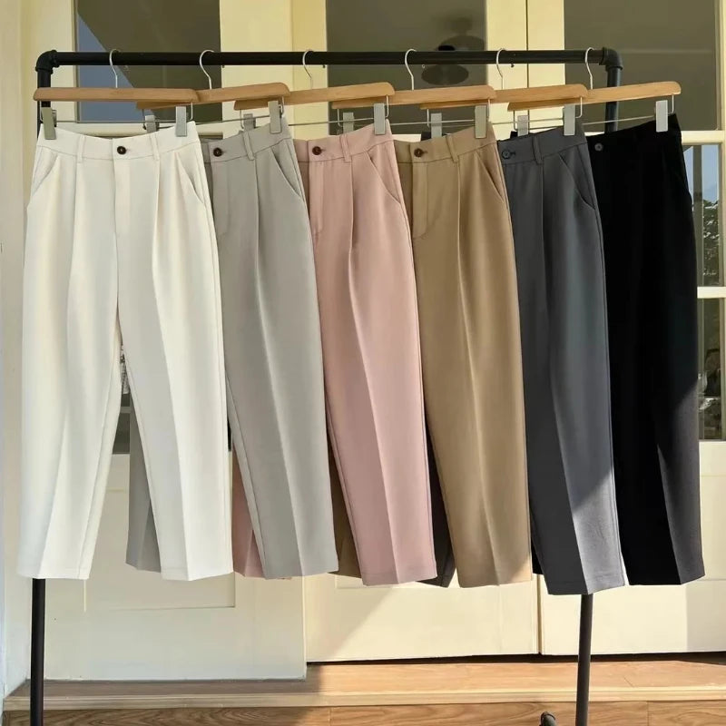 Calça Feminina Cintura Alta – Elegante, Casual e Versátil